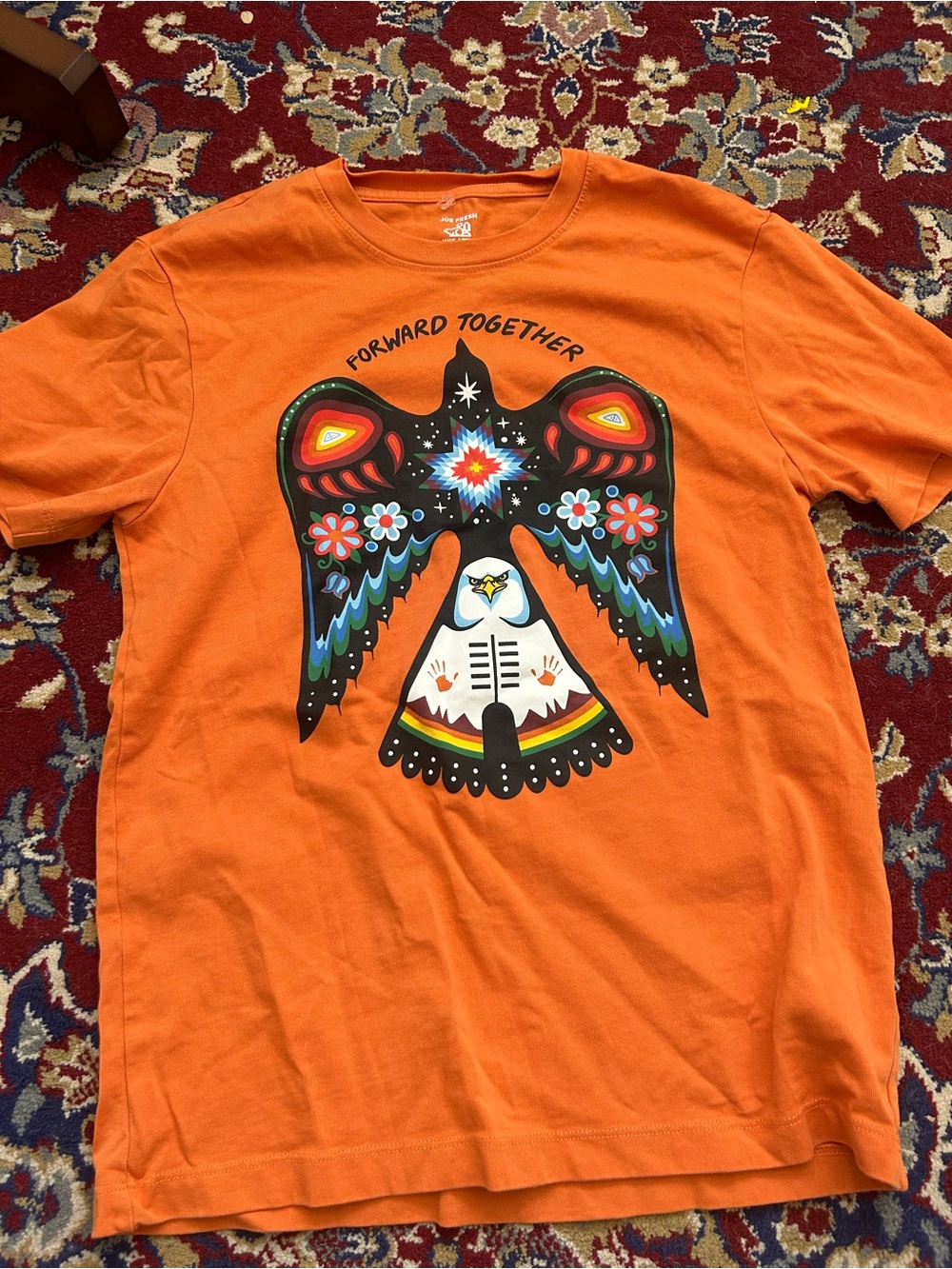 Orange shirt Graphic Tee - Forward Together READ SIZING INFO